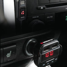 Cargar imagen en el visor de la galería, Monster Bluetooth FM Transmitter with USB Charging Adapter and Built-in Mic
