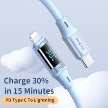Cargar imagen en el visor de la galería, 36 W Digital HD Type- C to Lightning PD Data Cable CA-1932
